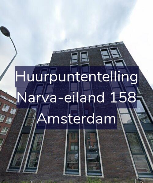 Foto gevel Huurpuntentelling voor Narva-eiland 158, Amsterdam