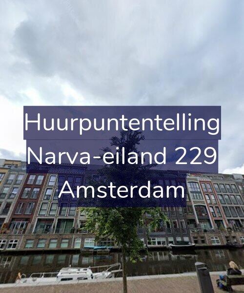 Foto gevel Huurpuntentelling voor Narva-eiland 229, Amsterdam