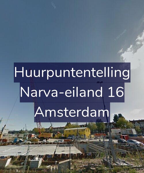 Foto gevel Huurpuntentelling voor Narva-eiland 16, Amsterdam