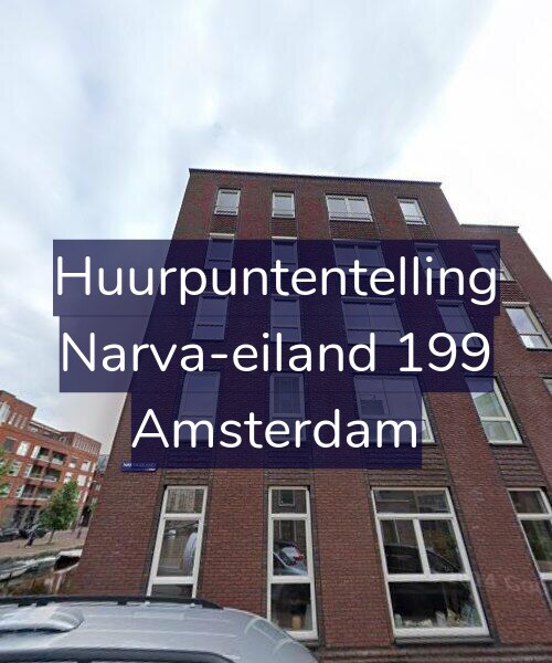 Foto gevel Huurpuntentelling voor Narva-eiland 199, Amsterdam