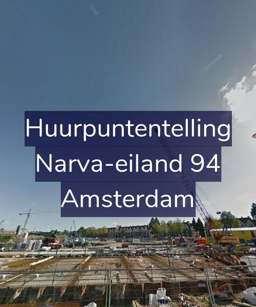 Foto gevel Huurpuntentelling voor Narva-eiland 94, Amsterdam