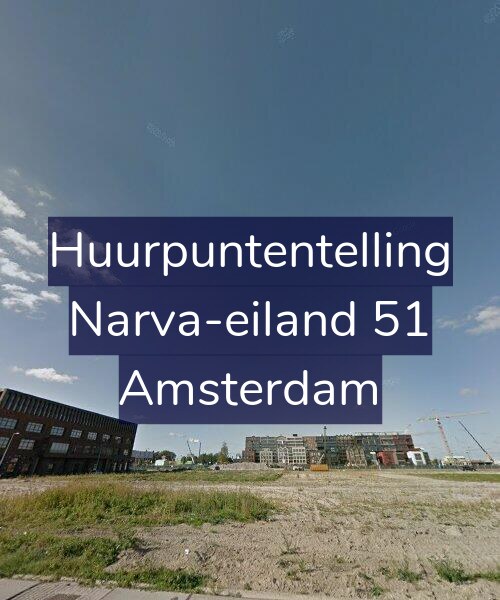 Foto gevel Huurpuntentelling voor Narva-eiland 51, Amsterdam