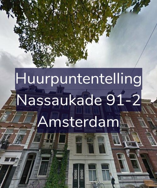 Foto gevel Huurpuntentelling voor Nassaukade 91-2, Amsterdam