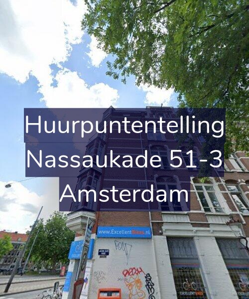 Foto gevel Huurpuntentelling voor Nassaukade 51-3, Amsterdam