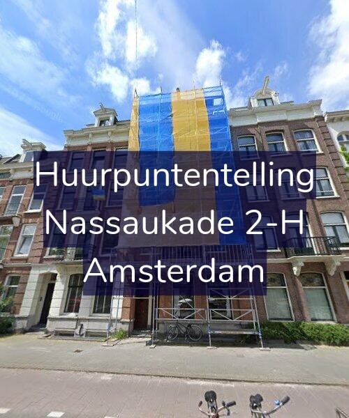 Foto gevel Huurpuntentelling voor Nassaukade 2-H, Amsterdam