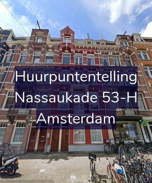 Foto gevel Huurpuntentelling voor Nassaukade 53-H, Amsterdam