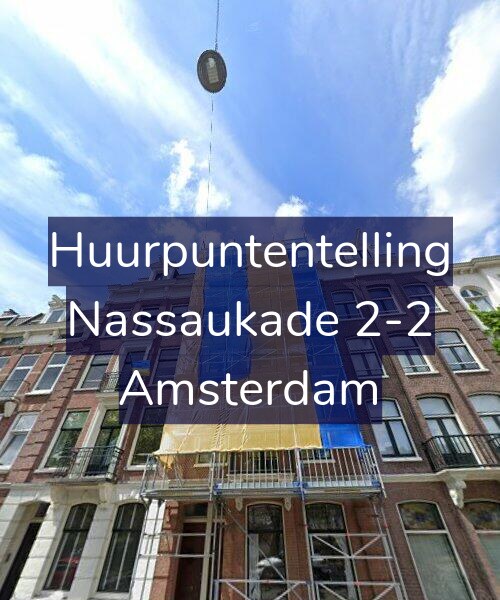 Foto gevel Huurpuntentelling voor Nassaukade 2-2, Amsterdam