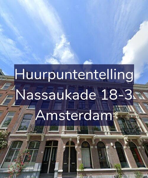 Foto gevel Huurpuntentelling voor Nassaukade 18-3, Amsterdam