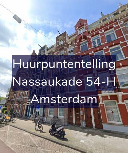Foto gevel Huurpuntentelling voor Nassaukade 54-H, Amsterdam