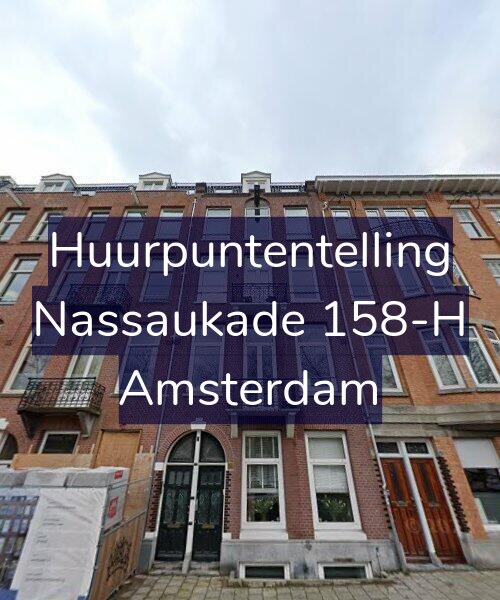 Foto gevel Huurpuntentelling voor Nassaukade 158-H, Amsterdam