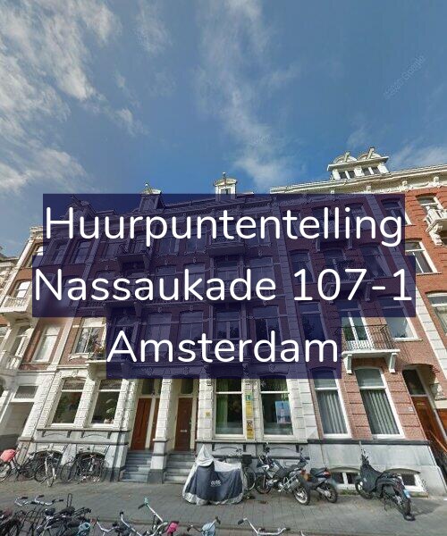 Foto gevel Huurpuntentelling voor Nassaukade 107-1, Amsterdam