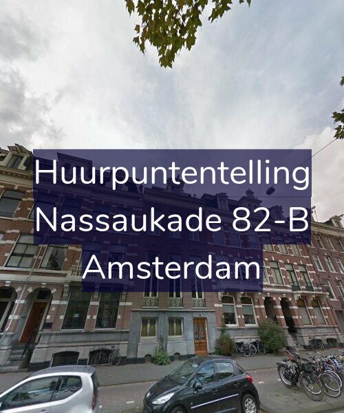 Foto gevel Huurpuntentelling voor Nassaukade 82-B, Amsterdam