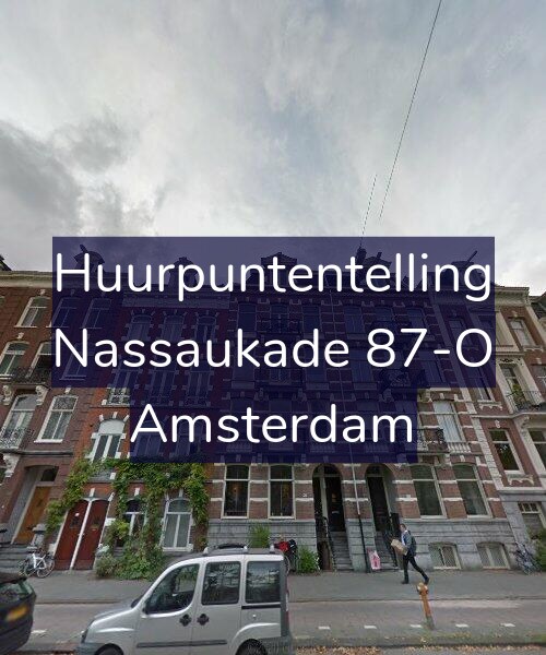 Foto gevel Huurpuntentelling voor Nassaukade 87-O, Amsterdam