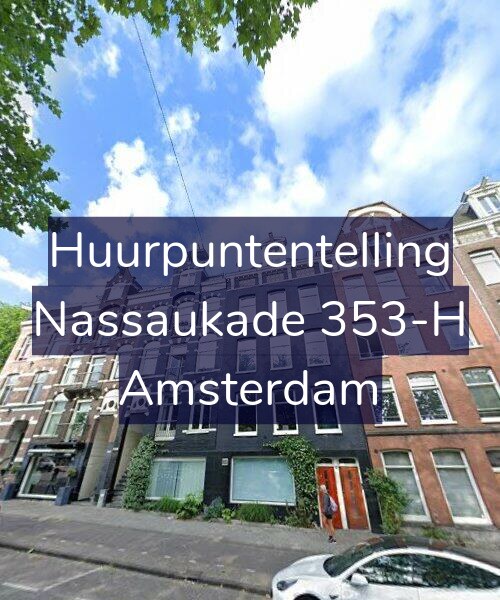 Foto gevel Huurpuntentelling voor Nassaukade 353-H, Amsterdam