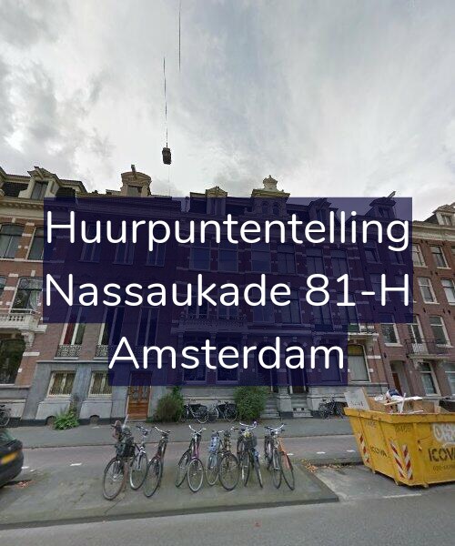 Foto gevel Huurpuntentelling voor Nassaukade 81-H, Amsterdam