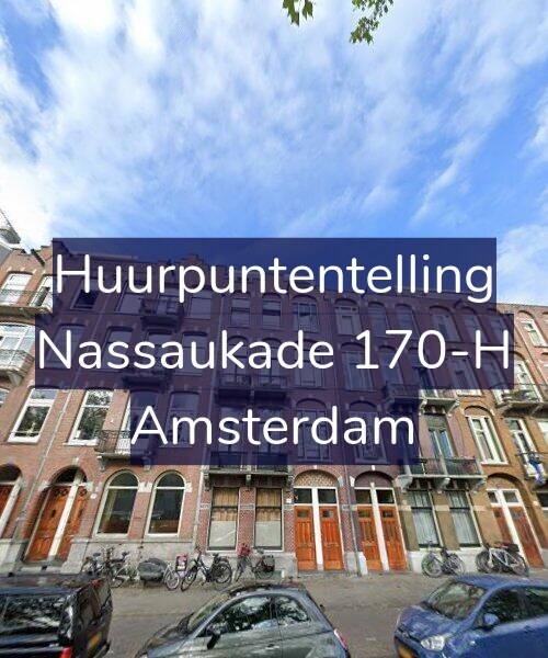 Foto gevel Huurpuntentelling voor Nassaukade 170-H, Amsterdam
