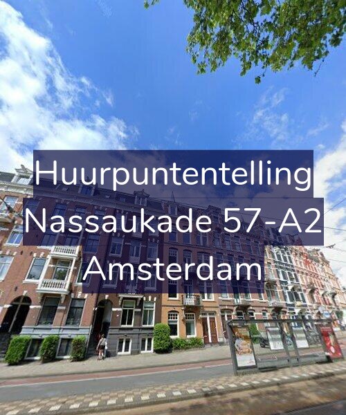 Foto gevel Huurpuntentelling voor Nassaukade 57-A2, Amsterdam