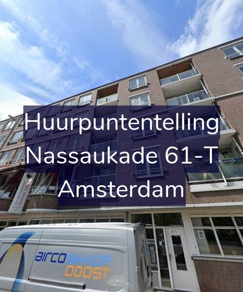 Foto gevel Huurpuntentelling voor Nassaukade 61-T, Amsterdam
