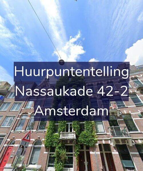 Foto gevel Huurpuntentelling voor Nassaukade 42-2, Amsterdam