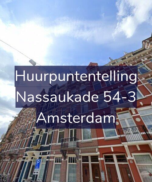 Foto gevel Huurpuntentelling voor Nassaukade 54-3, Amsterdam