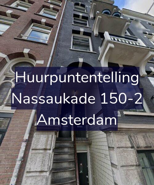Foto gevel Huurpuntentelling voor Nassaukade 150-2, Amsterdam
