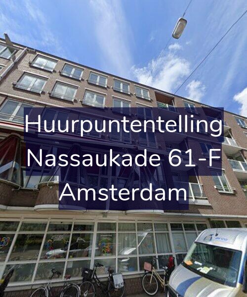 Foto gevel Huurpuntentelling voor Nassaukade 61-F, Amsterdam