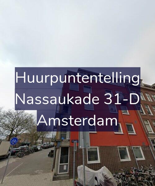 Foto gevel Huurpuntentelling voor Nassaukade 31-D, Amsterdam