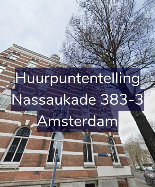 Foto gevel Huurpuntentelling voor Nassaukade 383-3, Amsterdam