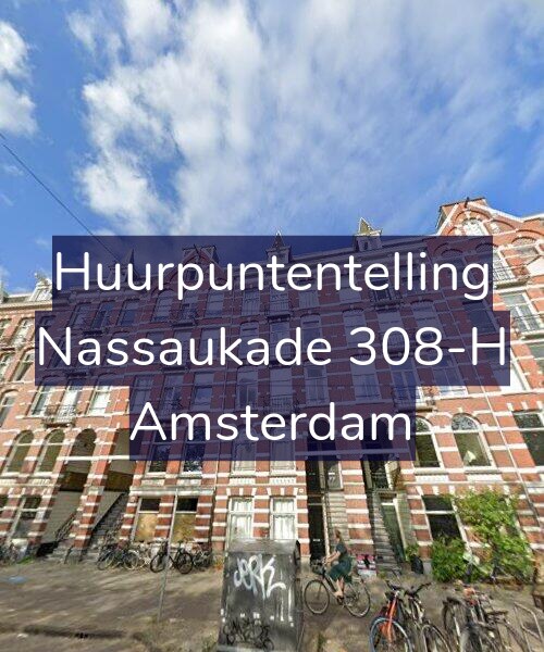 Foto gevel Huurpuntentelling voor Nassaukade 308-H, Amsterdam