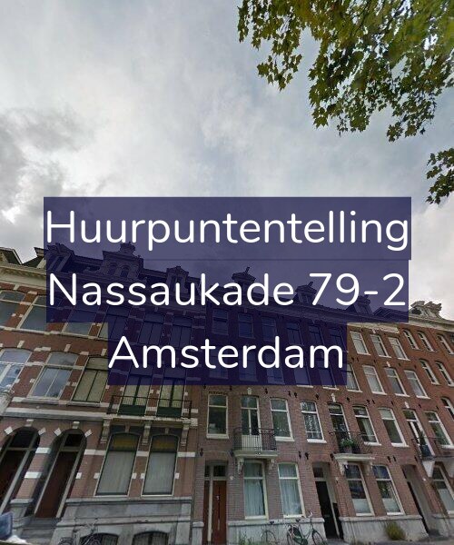 Foto gevel Huurpuntentelling voor Nassaukade 79-2, Amsterdam
