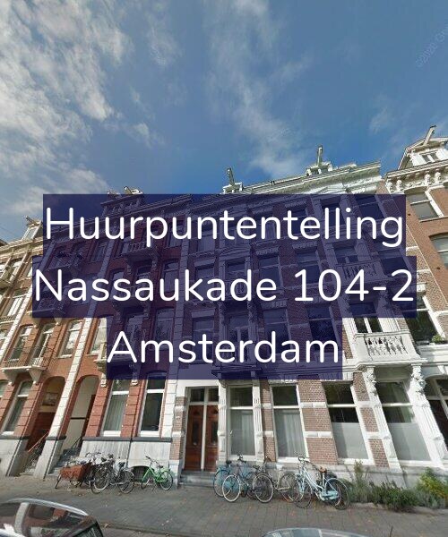 Foto gevel Huurpuntentelling voor Nassaukade 104-2, Amsterdam