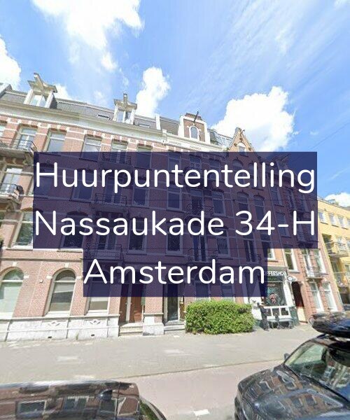 Foto gevel Huurpuntentelling voor Nassaukade 34-H, Amsterdam