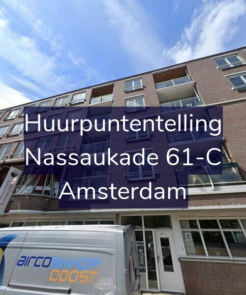 Foto gevel Huurpuntentelling voor Nassaukade 61-C, Amsterdam