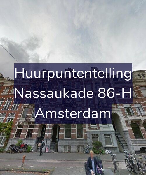 Foto gevel Huurpuntentelling voor Nassaukade 86-H, Amsterdam