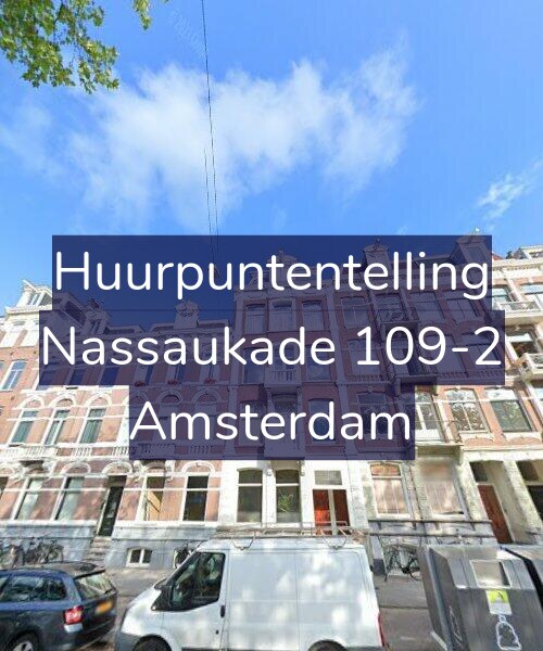 Foto gevel Huurpuntentelling voor Nassaukade 109-2, Amsterdam