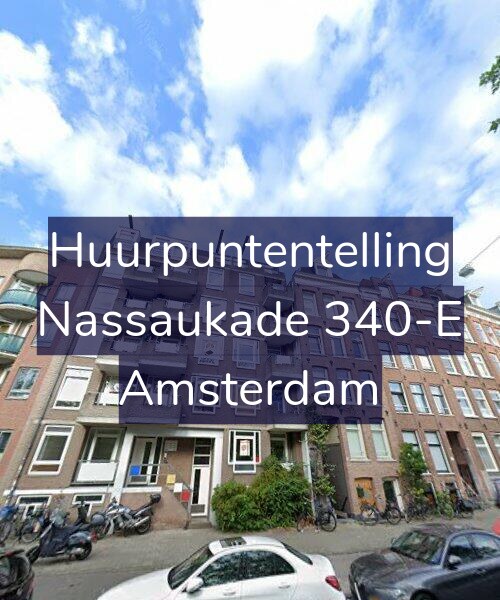 Foto gevel Huurpuntentelling voor Nassaukade 340-E, Amsterdam