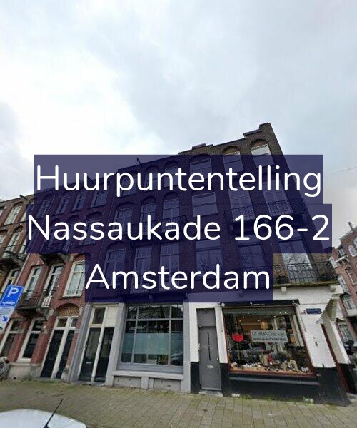 Foto gevel Huurpuntentelling voor Nassaukade 166-2, Amsterdam