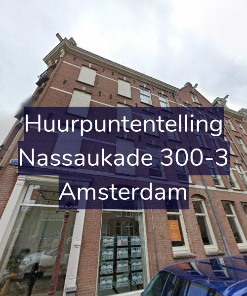 Foto gevel Huurpuntentelling voor Nassaukade 300-3, Amsterdam