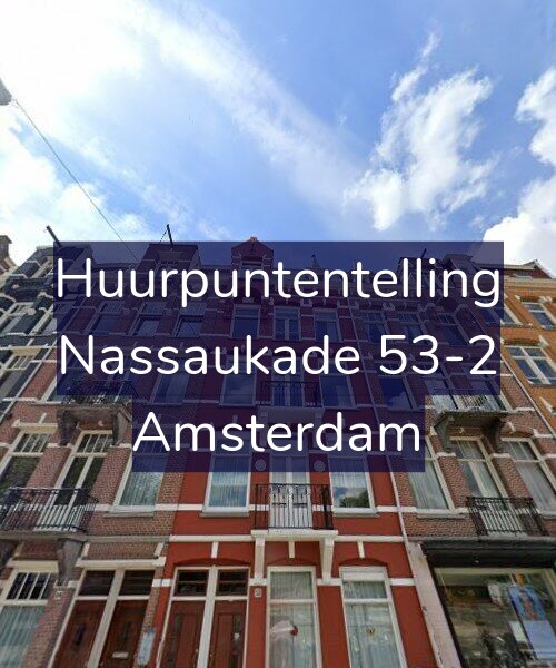 Foto gevel Huurpuntentelling voor Nassaukade 53-2, Amsterdam