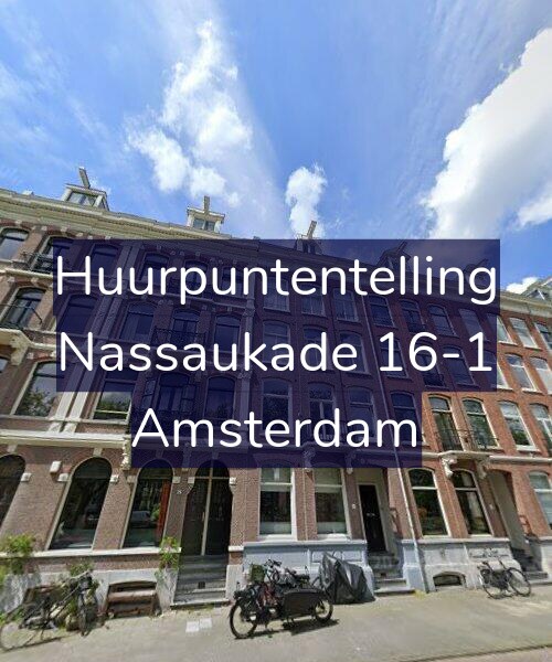 Foto gevel Huurpuntentelling voor Nassaukade 16-1, Amsterdam