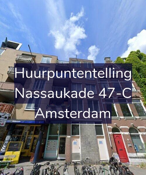 Foto gevel Huurpuntentelling voor Nassaukade 47-C, Amsterdam