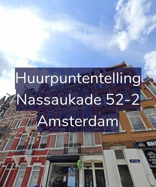 Foto gevel Huurpuntentelling voor Nassaukade 52-2, Amsterdam