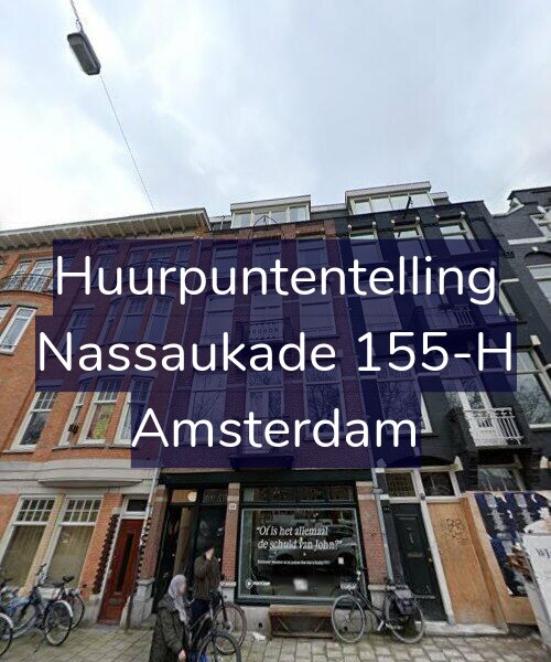 Foto gevel Huurpuntentelling voor Nassaukade 155-H, Amsterdam