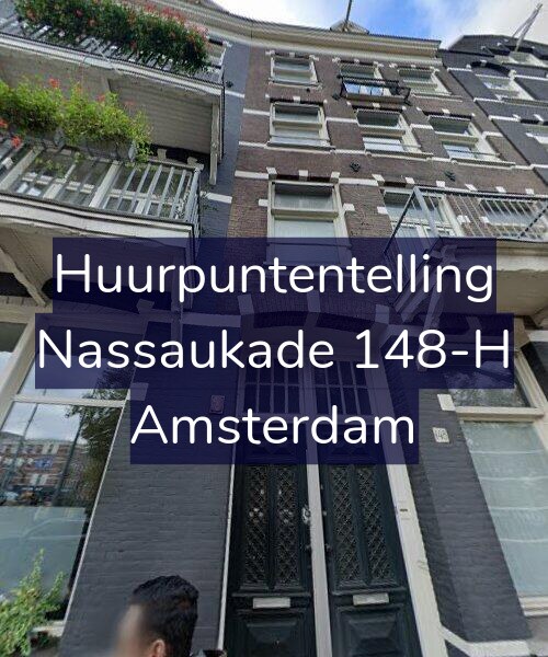 Foto gevel Huurpuntentelling voor Nassaukade 148-H, Amsterdam