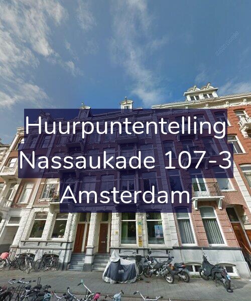 Foto gevel Huurpuntentelling voor Nassaukade 107-3, Amsterdam