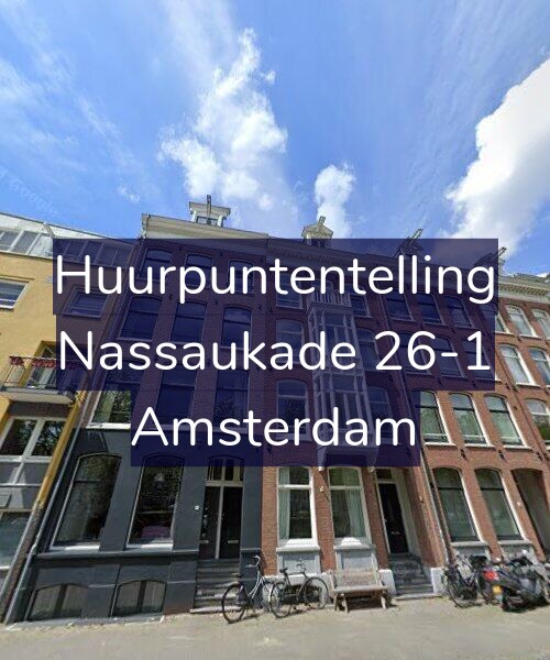 Foto gevel Huurpuntentelling voor Nassaukade 26-1, Amsterdam