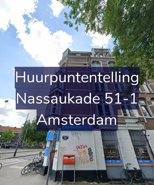 Foto gevel Huurpuntentelling voor Nassaukade 51-1, Amsterdam