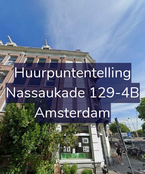 Foto gevel Huurpuntentelling voor Nassaukade 129-4B, Amsterdam