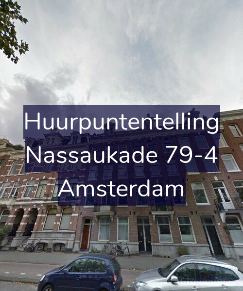 Foto gevel Huurpuntentelling voor Nassaukade 79-4, Amsterdam
