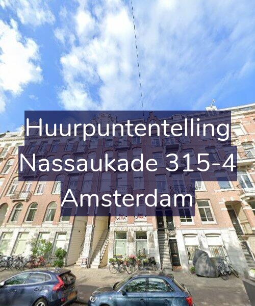 Foto gevel Huurpuntentelling voor Nassaukade 315-4, Amsterdam